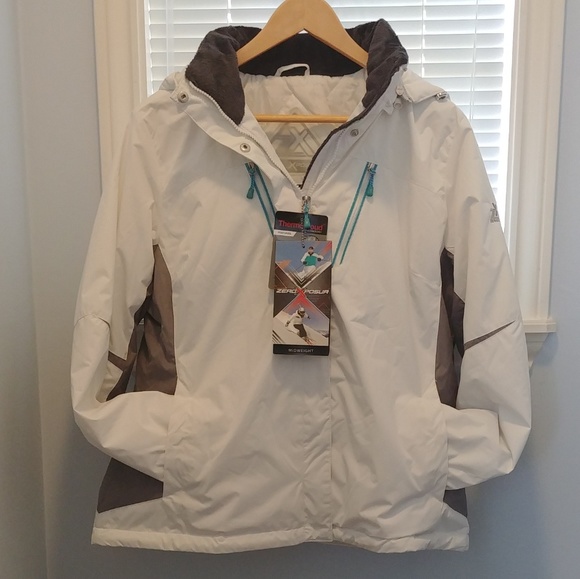 ZeroXposur Jackets & Blazers - NEW! ZeroXposur White & Grey Midweight XL Coat